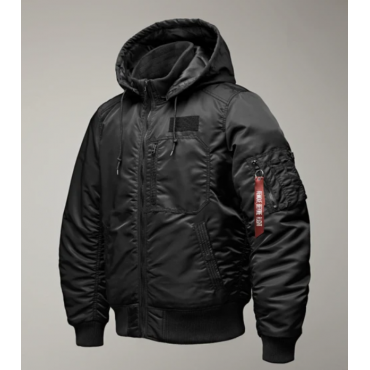  Бомбер  мужской MA-1 HOODED Alpha Industries изображение 1 