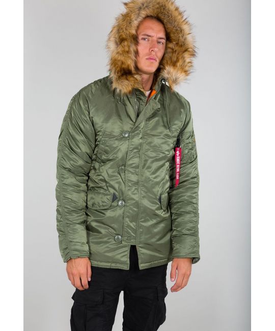  Аляска Slim Fit N-3B Parka Alpha Industries изображение 9 